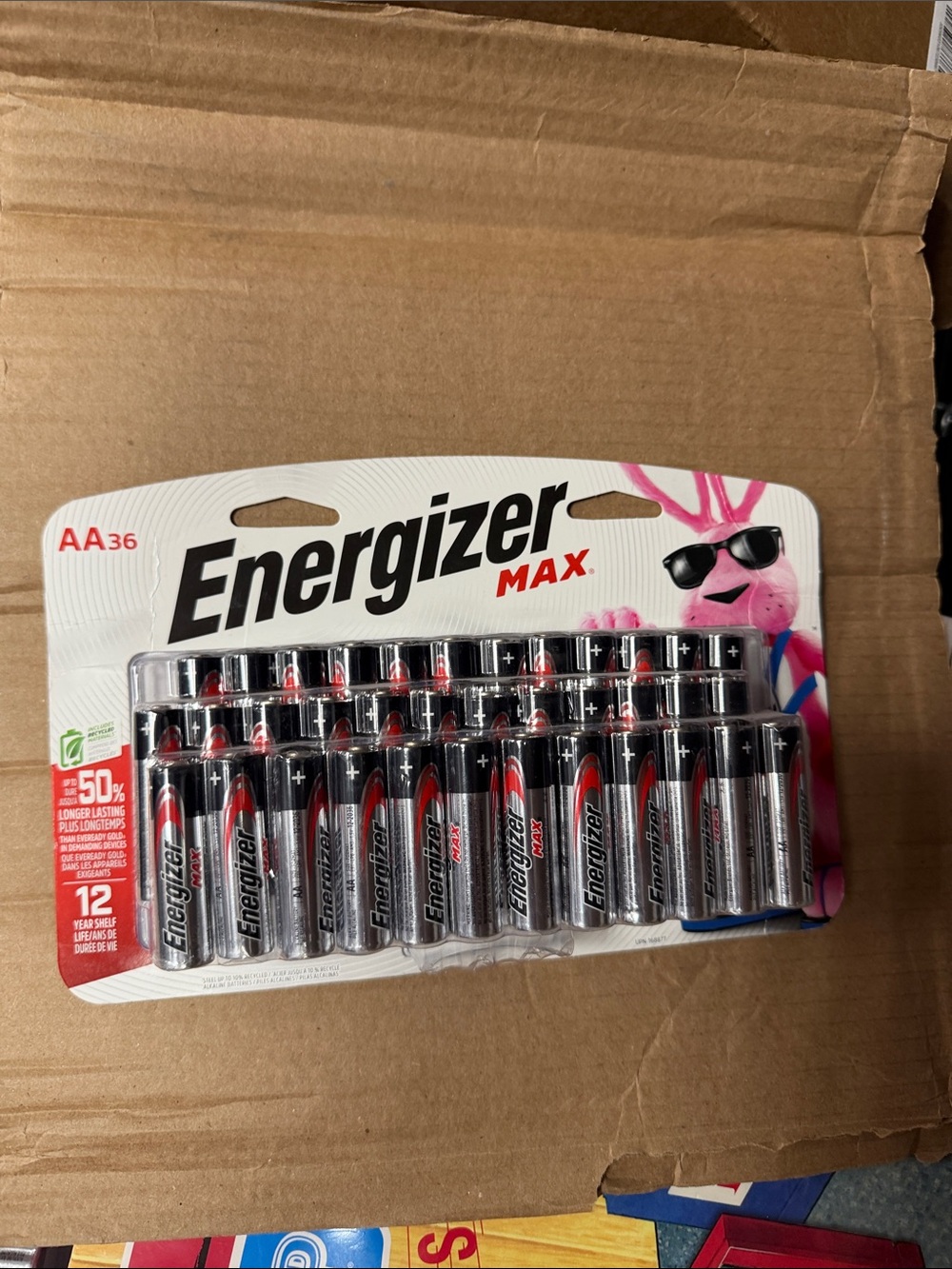 Energizer MAX AA Batteries (36 Pack) - Black, Silver & Red